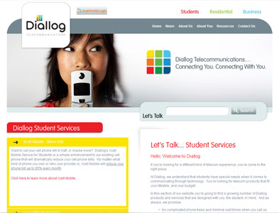 Diallog - Screenshot - Homepage